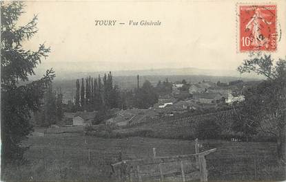 CPA FRANCE 71 " Toury, Vue générale".