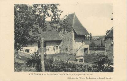 CPA FRANCE 71 " Verosvres, La maison natale de Ste Marguerite".