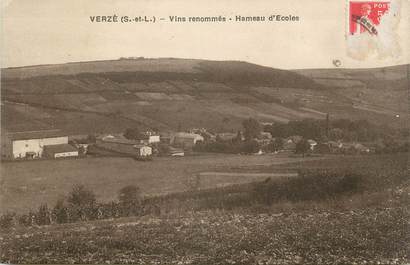 CPA FRANCE 71 " Verzé, Hâmeau d'écoles".