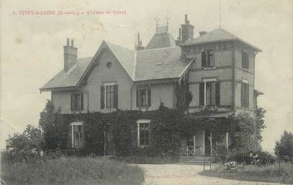 CPA FRANCE 71 " Vitry sur Loire, Le château de Salnay".