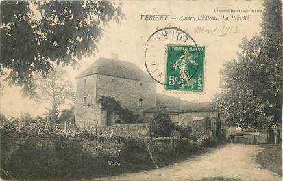 CPA FRANCE 71 " Vérizet, Ancien château ".