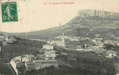 CPA FRANCE 71 " Vergisson, Vue générale".