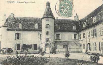 CPA FRANCE 71 " Vindecy, Le château d'Arcy'.