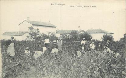 CPA FRANCE 71 " Les vendanges".