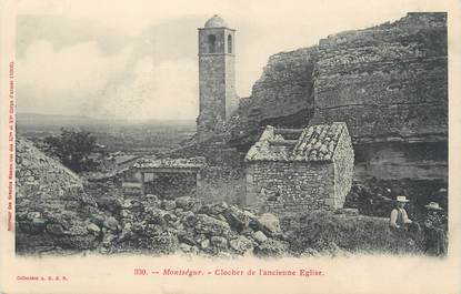 CPA FRANCE 09 " Montségur, Clocher de l'ancienne église".