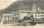 09 Ariege CPA FRANCE 09 " Mérens, Place et église" .