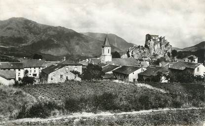 CPSM FRANCE 09 " Quérigut, Vues des Lères, de l'église et du château".