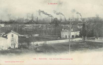 CPA FRANCE 09 " Pamiers, Les usines métallurgiques".