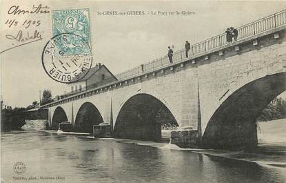 CPA FRANCE 73 "Saint Genix sur Guiers, le Pont sur le Guiers"