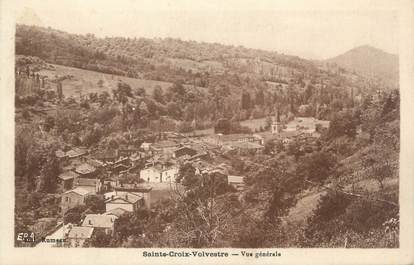 CPA FRANCE 09 " Ste Croix Volvestre, Vue générale".