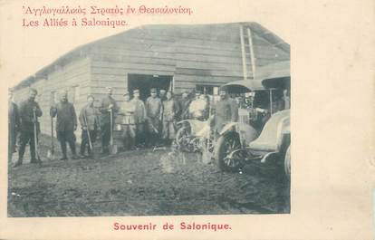 CPA GRECE " Salonique, les Alliés"