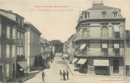 CPA FRANCE 09 " St Girons, Avenue de la gare".