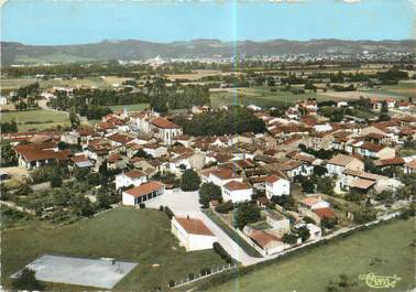 CPSM FRANCE 09 " La Tour du Crieu, Vue générale aérienne".