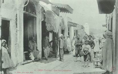 CPA TUNISIE "Béja, rue des Cordonniers"