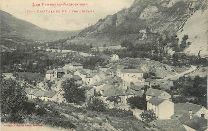 CPA FRANCE 09 " Ussat les Bains, Vue générale".