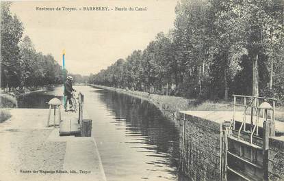 CPA FRANCE 10 " Barberey, Bassin du canal".