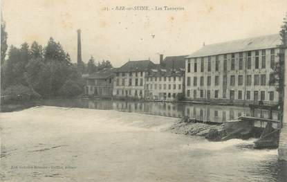 CPA FRANCE 10 " Bar sur Seine, Les tanneries".