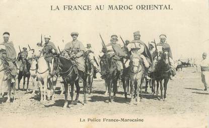 CPA MAROC "La Police franco marocaine"