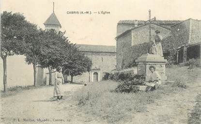 CPA FRANCE 06 " Cabris, L'Eglise"