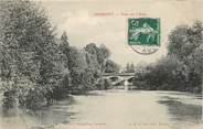 10 Aube CPA FRANCE 10" Lesmont, Pont sur l'Aube".