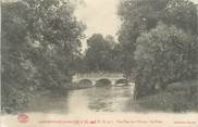 10 Aube CPA FRANCE 10 " Landreville, Une vue sur l'Ource, Le pont".