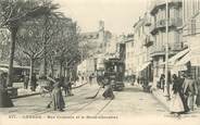 06 Alpe Maritime CPA FRANCE 06 " Cannes, rue centrale et le Mont Chevalier"