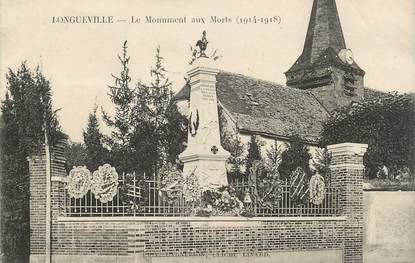 CPA FRANCE 10 " Longueville, Le monument aux morts".