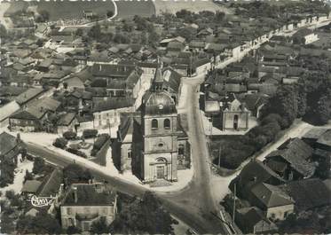 CPSM FRANCE 10 "Dienville, Vue aérienne sur l'église".