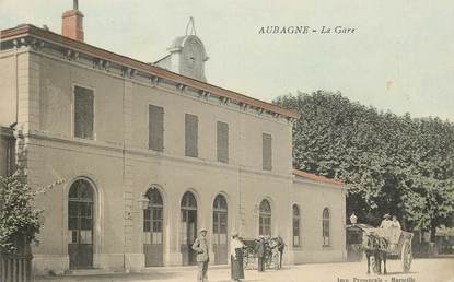 CPA FRANCE 13 "Aubagne, la gare"