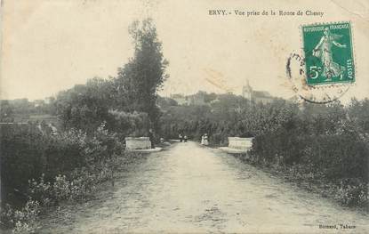 CPA FRANCE 10 " Ervy, Vue prise de la route de Chessy".