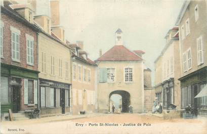 CPA FRANCE 10 " Ervy, Porte St Nicolas, justice de paix".