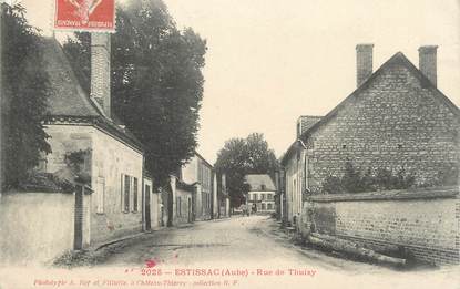 CPA FRANCE 10 " Estissac, Rue de Thuisy".