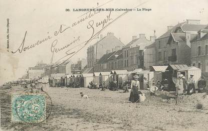 CPA FRANCE 14 "Langrune, la plage"