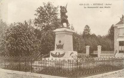 CPA FRANCE 10 " Estissac, Le monument aux morts".