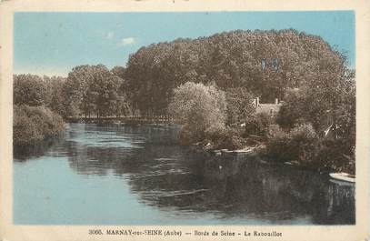 CPA FRANCE 10 " Marnay sur Seine, Bords de Seine, Le Rabouillot".