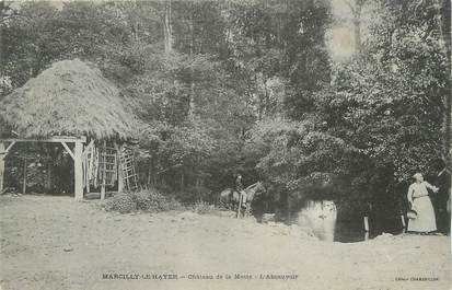 CPA FRANCE 10 " Marcilly le Hayer, Château de la Motte".