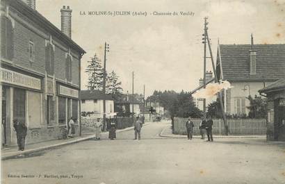 CPA FRANCE 10 " La Moline St Julien, Chauussée du Vouldy".