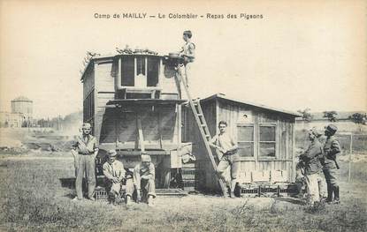 CPA FRANCE 10 " Mailly le Camp, Le colombier, repas des pigeons".
