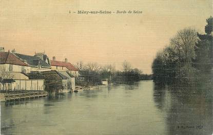 CPA FRANCE 10 " Méry sur Seine, Bords de la Seine".