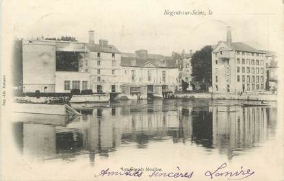 CPA FRANCE 10 " Nogent sur Seine, Les grands moulins".