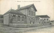10 Aube CPA FRANCE 10 " Plancy, La Mairie et la maison d'école de filles".