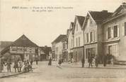 10 Aube CPA FRANCE 10 " Piney, Place de la halle avant l'incendie de 1921".