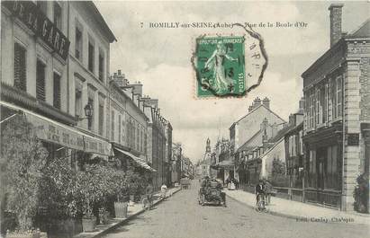 CPA FRANCE 10 " Romilly sur Seine, Rue de la Boule d'Or".