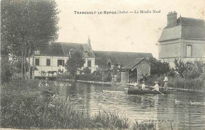 CPA FRANCE 10 " Trancault Le Repos, Le moulin neuf".