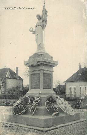 CPA FRANCE 10 "Vanlay, Le monument aux morts".