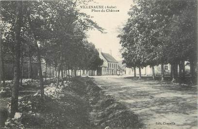 CPA FRANCE 10 " Villenauxe, Place du Château".
