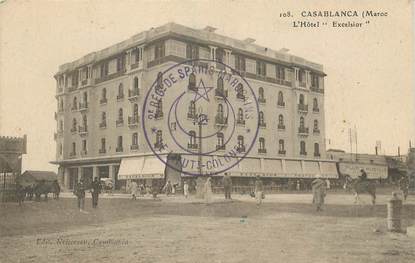 CPA MAROC "Casablanca, Hotel Excelsior"