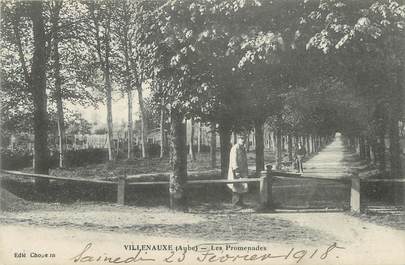 CPA FRANCE 10 " Villenauxe, Les promenades".