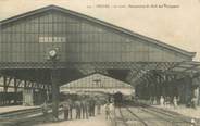 10 Aube CPA FRANCE 10 " Troyes, La gare, perspective du hall des voyageurs".