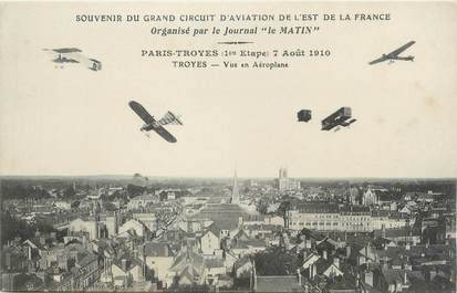 CPA FRANCE 10 " Troyes, Souvenir du grand circuit d'aviation de l'Est de la France".
